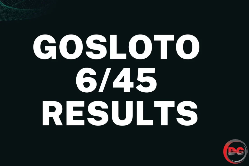 Russia Gosloto 6/45 Results